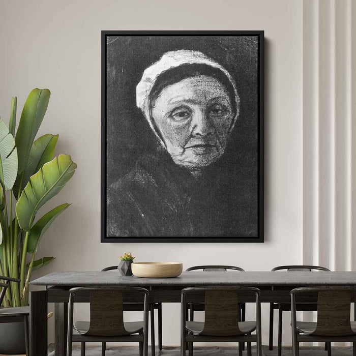 Woman with White Bonnet, Sien's Mother by Vincent van Gogh - Canvas Artwork