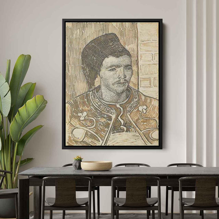 Zouave, Half-Figure by Vincent van Gogh - Canvas Artwork