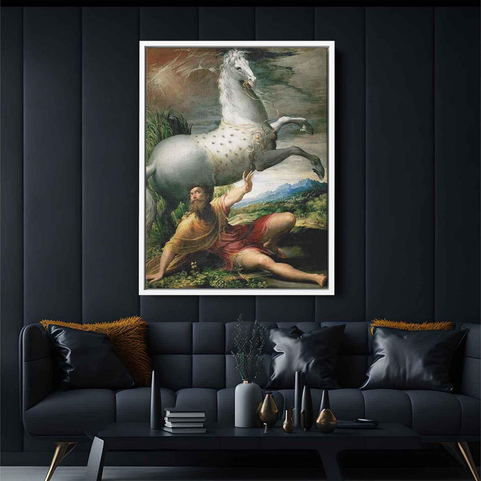 The Conversion Of St Paul (1528) by Parmigianino - Canvas Artwork