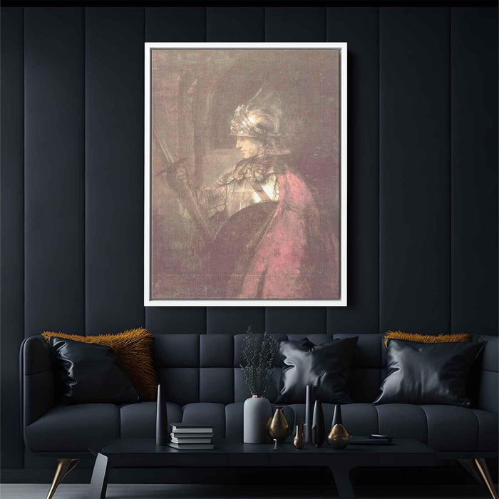 A Man in Armour (1655) by Rembrandt - Canvas Artwork