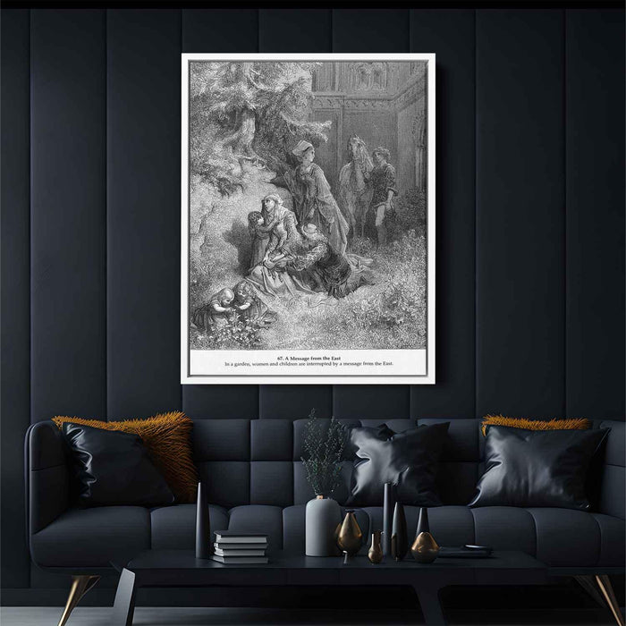 A Message from the East by Gustave Dore - Canvas Artwork