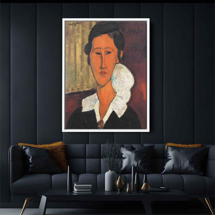 Anna (Hanka) Zborowska (1917) by Amedeo Modigliani - Canvas Artwork