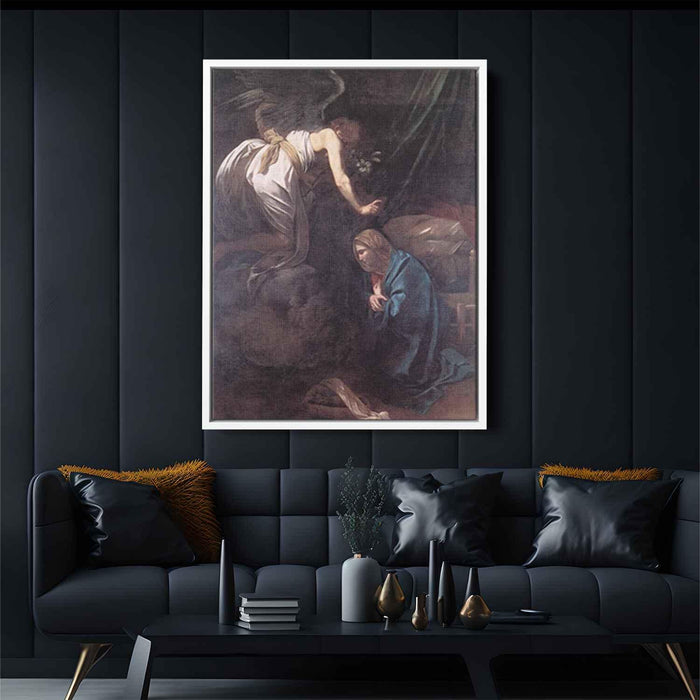 Annunciation (1608) by Caravaggio - Canvas Artwork