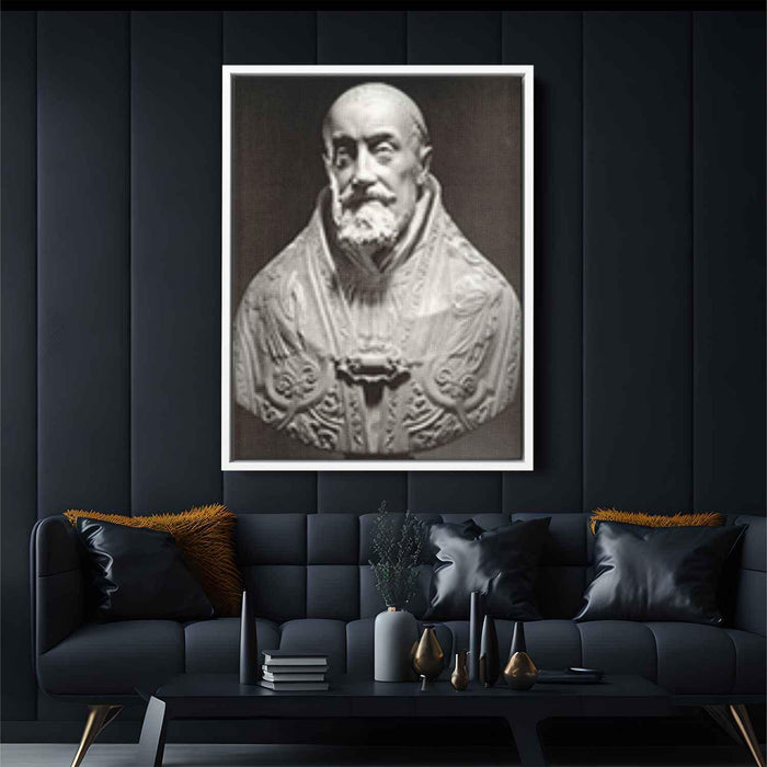 Bust of Pope Gregory XV (1621) by Gian Lorenzo Bernini - Canvas Artwork