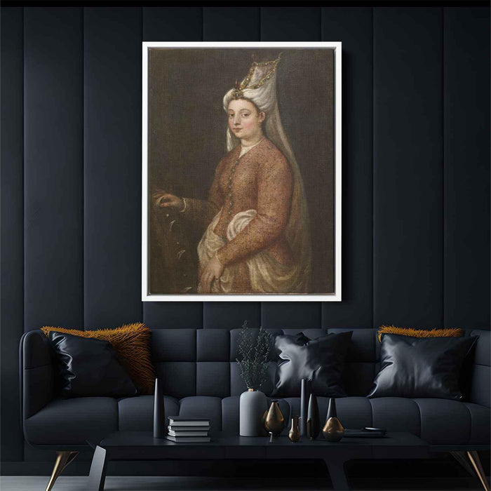 Cameria, daughter of Suleiman the Magnificent by Titian - Canvas Artwork