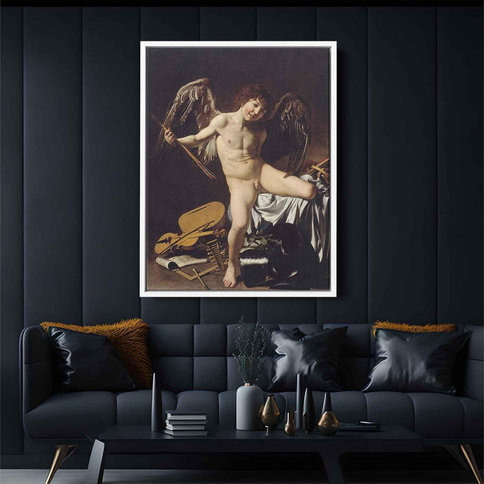 Amor Victorious (1602) by Caravaggio - Canvas Artwork