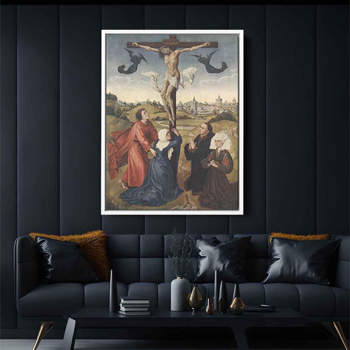 Crucifixion (1445) by Rogier van der Weyden - Canvas Artwork