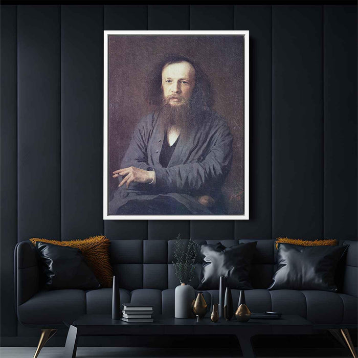 D. I. Mendeleev (1878) by Ivan Kramskoy - Canvas Artwork
