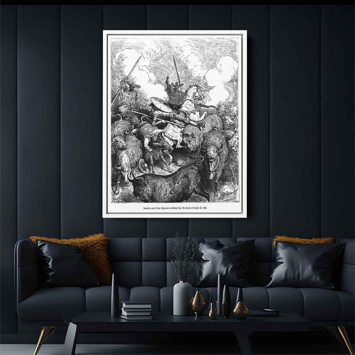 Don Quixote by Gustave Dore - Canvas Artwork