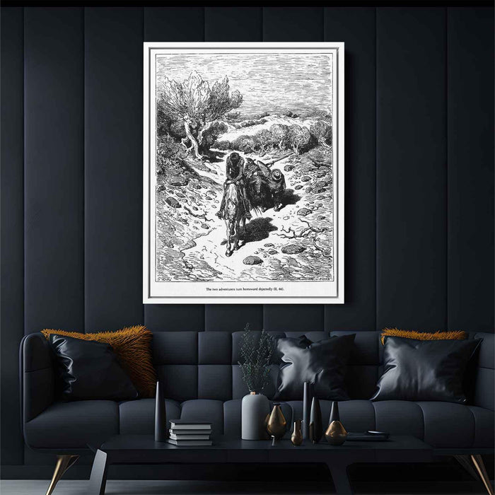 Don Quixote by Gustave Dore - Canvas Artwork