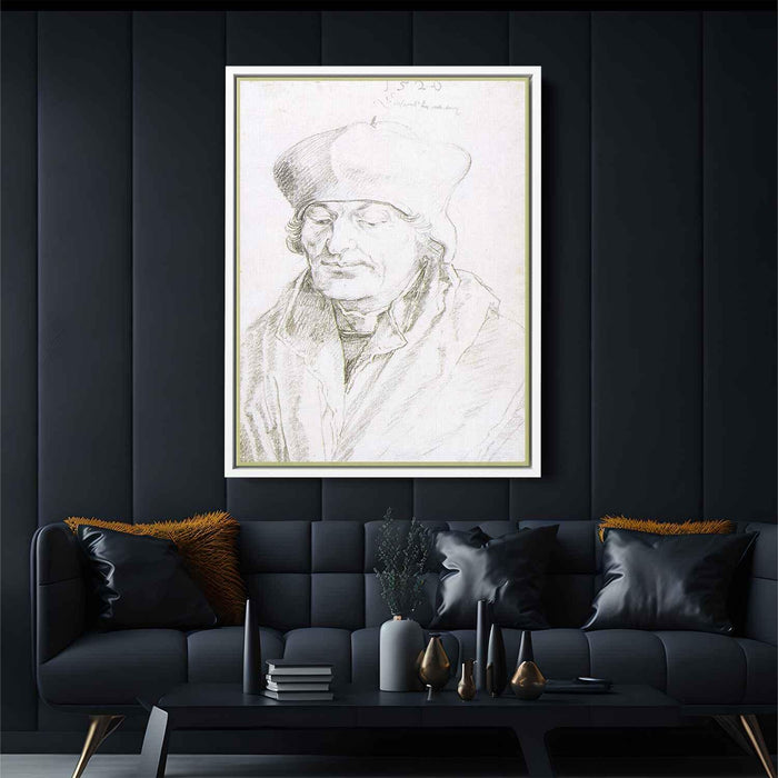 Erasmo De Rotterdam (1520) by Albrecht Durer - Canvas Artwork