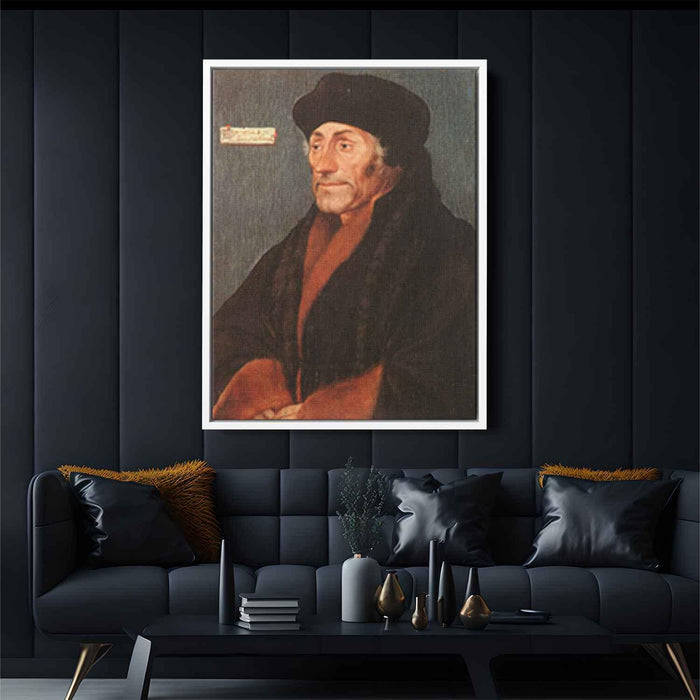 Erasmus of Rotterdam (1532) by Hans Holbein the Younger - Canvas Artwork