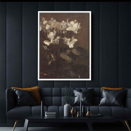 Flowers, Cyclamens by Henri Fantin-Latour - Canvas Artwork