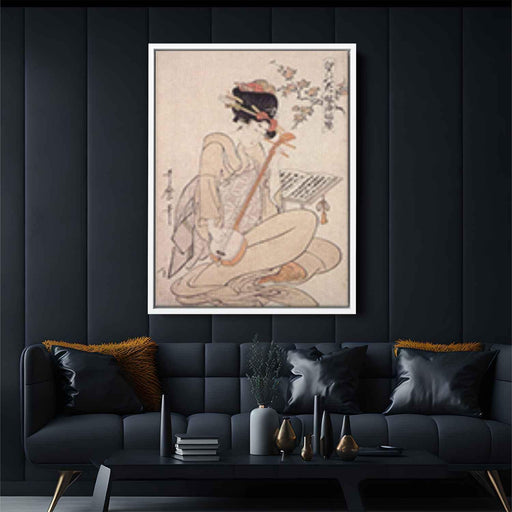 Flowers Of Edo by Kitagawa Utamaro - Canvas Artwork