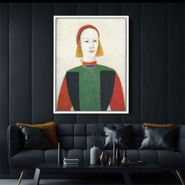 Girl (1932) by Kazimir Malevich - Canvas Artwork