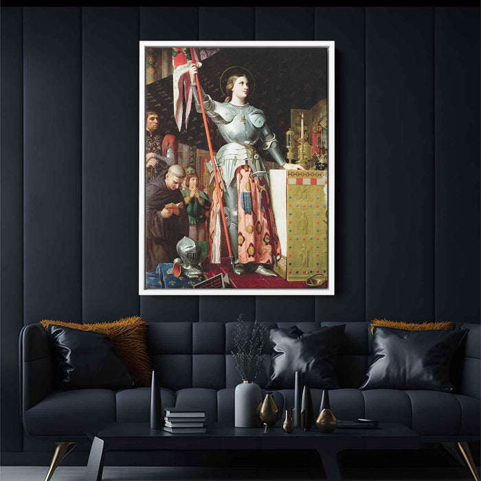 Joan of Arc at the Coronation of Charles VII in the Cathedral of Reims (1854) by Jean Auguste Dominique Ingres - Canvas Artwork