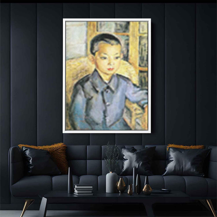 Japanese Boy (1922) by David Burliuk - Canvas Artwork