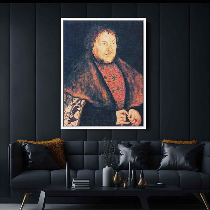 Joachim I Nestor, Elector of Brandenburg by Lucas Cranach the Elder - Canvas Artwork