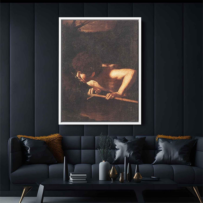 John the Baptist (1608) by Caravaggio - Canvas Artwork