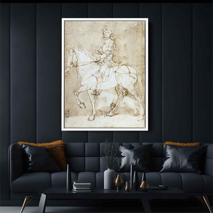 Knight on Horseback (1512) by Albrecht Durer - Canvas Artwork