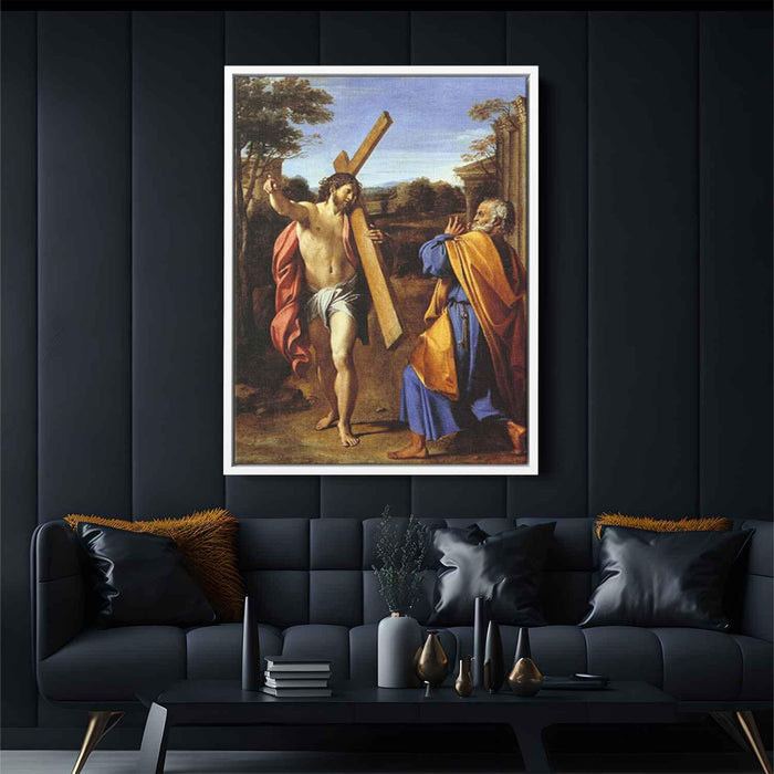 Lord, whither goest thou? by Annibale Carracci - Canvas Artwork