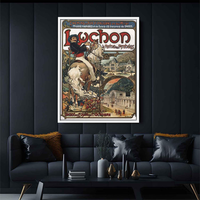 Luchon (1895) by Alphonse Mucha - Canvas Artwork