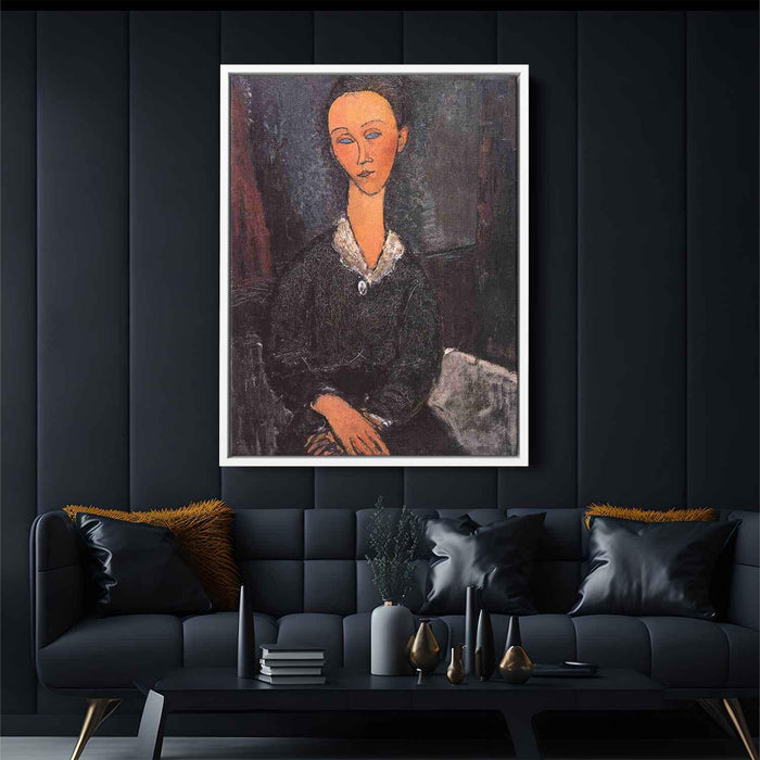 Lunia Czechowska (1917) by Amedeo Modigliani - Canvas Artwork