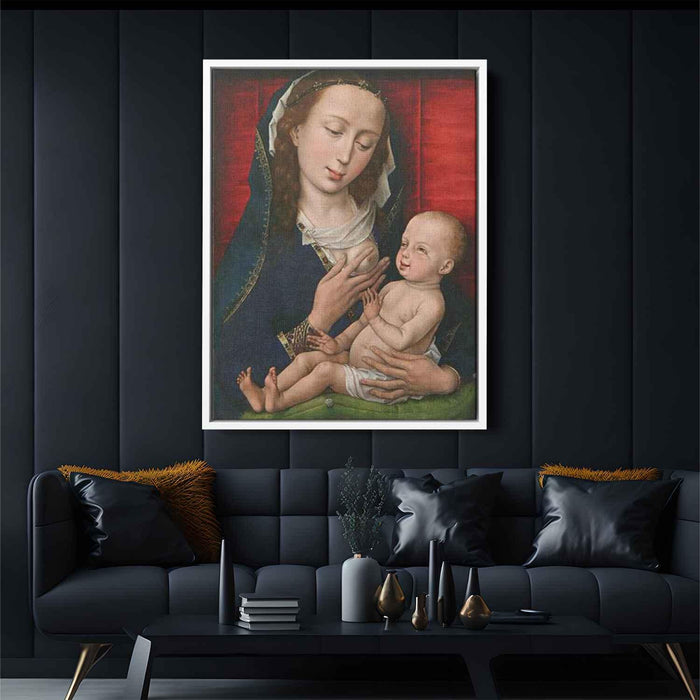 Madonna and Child (1460) by Rogier van der Weyden - Canvas Artwork