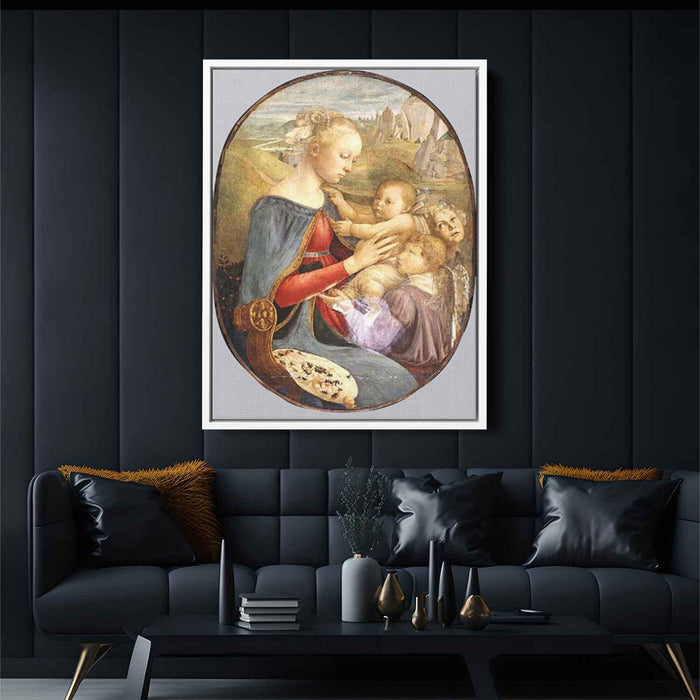 Madonna and Child with Two Angels by Sandro Botticelli - Canvas Artwork