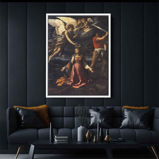 Martyrdom of Saint Catherine of Alexandria (1607) by Guido Reni - Canvas Artwork