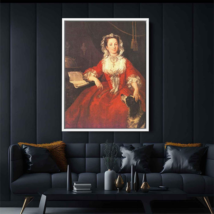 Miss Mary Edwards (1742) by William Hogarth - Canvas Artwork