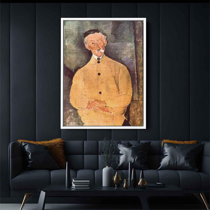 Monsieur Lepoutre (1916) by Amedeo Modigliani - Canvas Artwork