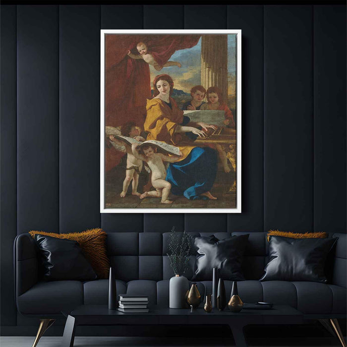 St. Cecilia (1628) by Nicolas Poussin - Canvas Artwork