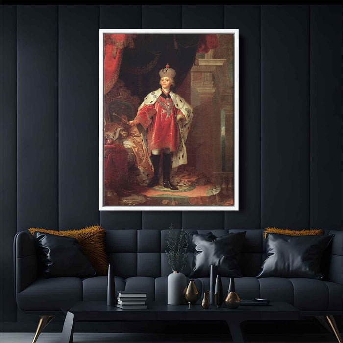 Paul I (1800) by Vladimir Borovikovsky - Canvas Artwork