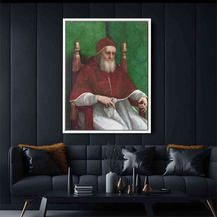 Portrait of Pope Julius II (1512) by Raphael - Canvas Artwork