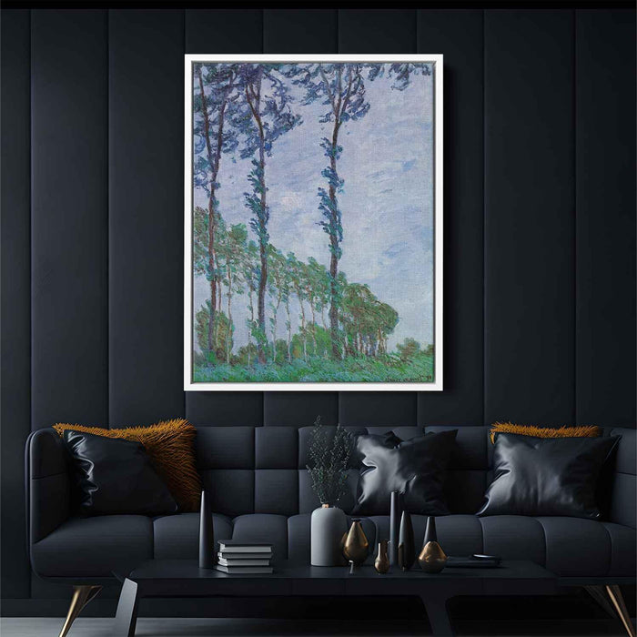 Poplars, Wind Effect by Claude Monet - Canvas Artwork