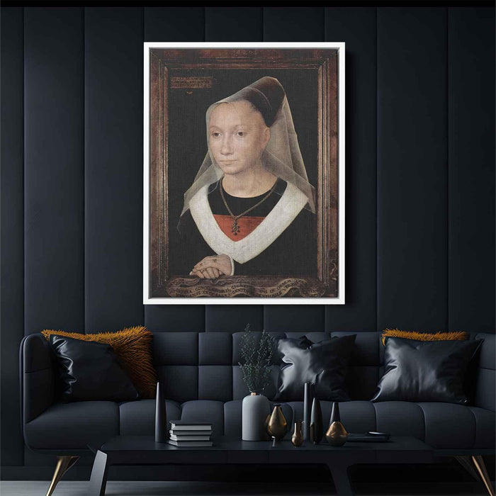 Portrait of a Young Woman (1480) by Hans Memling - Canvas Artwork