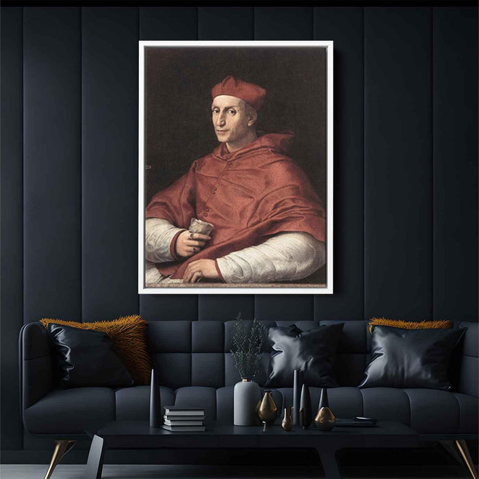 Portrait of Cardinal Dovizzi de Bibbiena (1516) by Raphael - Canvas Artwork