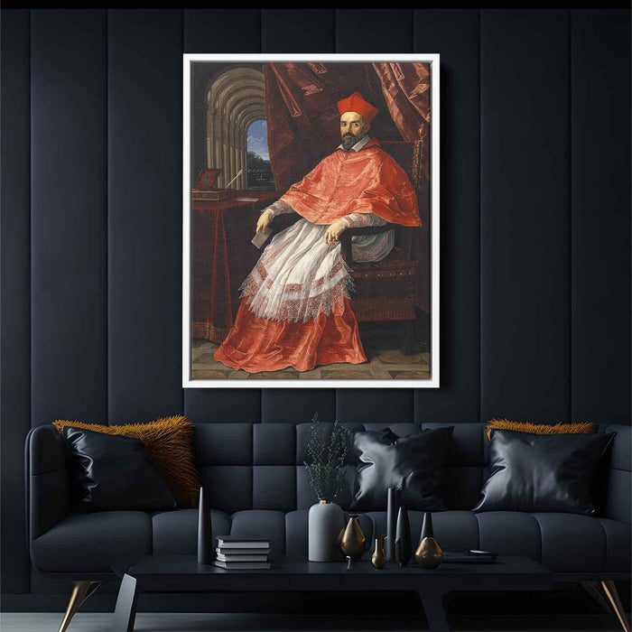 Portrait of Cardinal Roberto Ubaldini (1625) by Guido Reni - Canvas Artwork