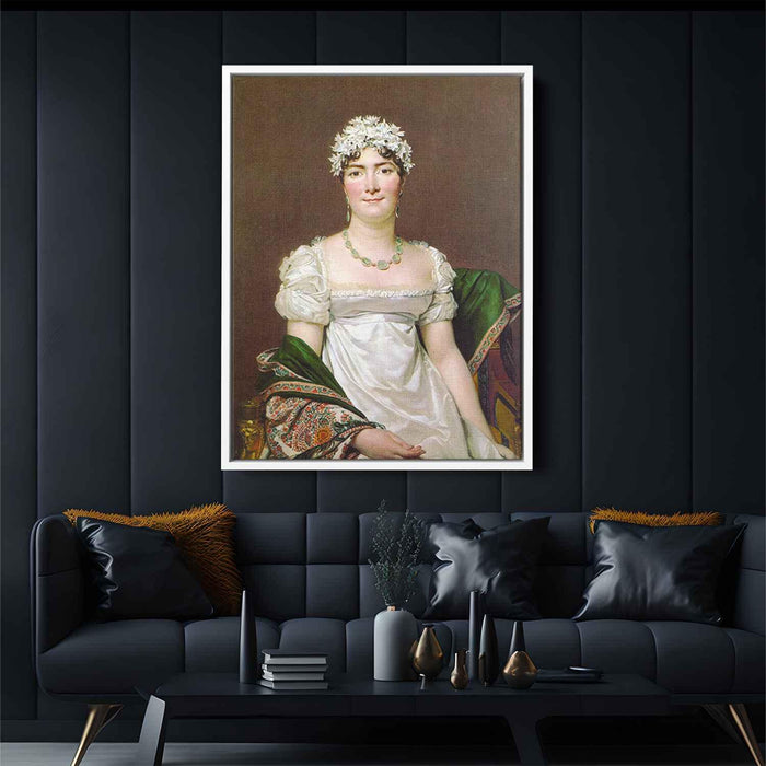 Portrait of Countess Daru (1810) by Jacques-Louis David - Canvas Artwork