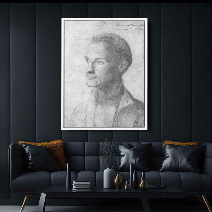 Portrait of Dürer Endres, brother of the painter by Albrecht Durer - Canvas Artwork