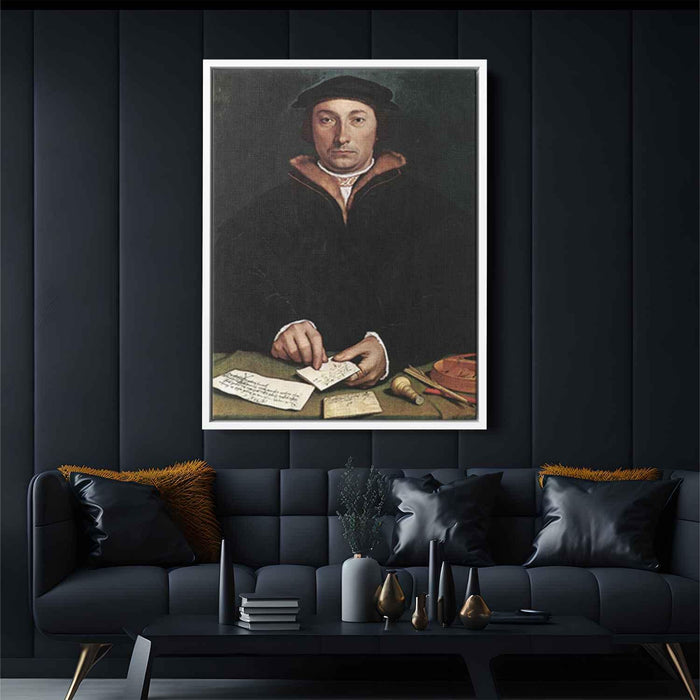 Portrait of Dirk Tybis (1533) by Hans Holbein the Younger - Canvas Artwork