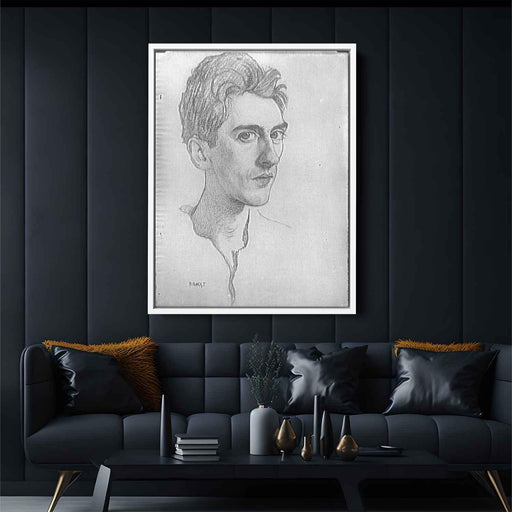 Portrait of Jean Cocteau by Leon Bakst - Canvas Artwork