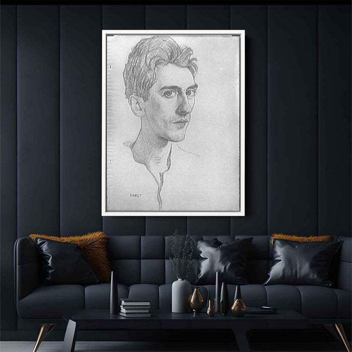 Portrait of Jean Cocteau by Leon Bakst - Canvas Artwork