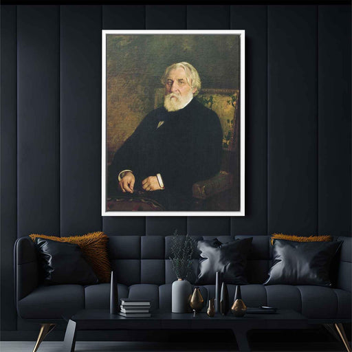 Portrait of writer Ivan Sergeyevich Turgenev (1874) by Ilya Repin - Canvas Artwork