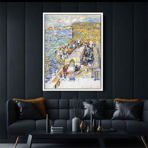 Rising Tide, St. Malo by Maurice Prendergast - Canvas Artwork