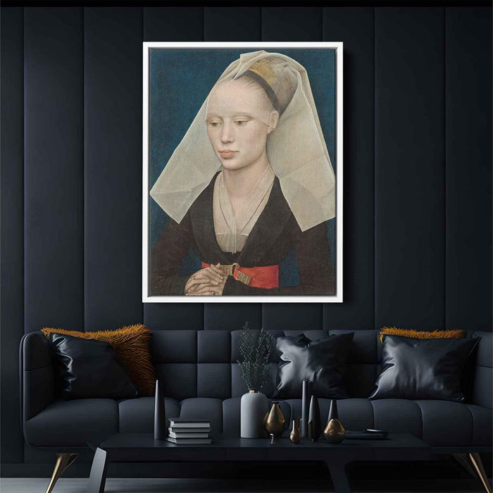 Portrait of a Lady (1460) by Rogier van der Weyden - Canvas Artwork