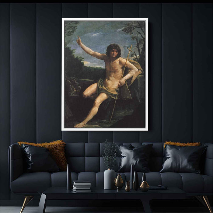 Saint John the Baptist (1637) by Guido Reni - Canvas Artwork