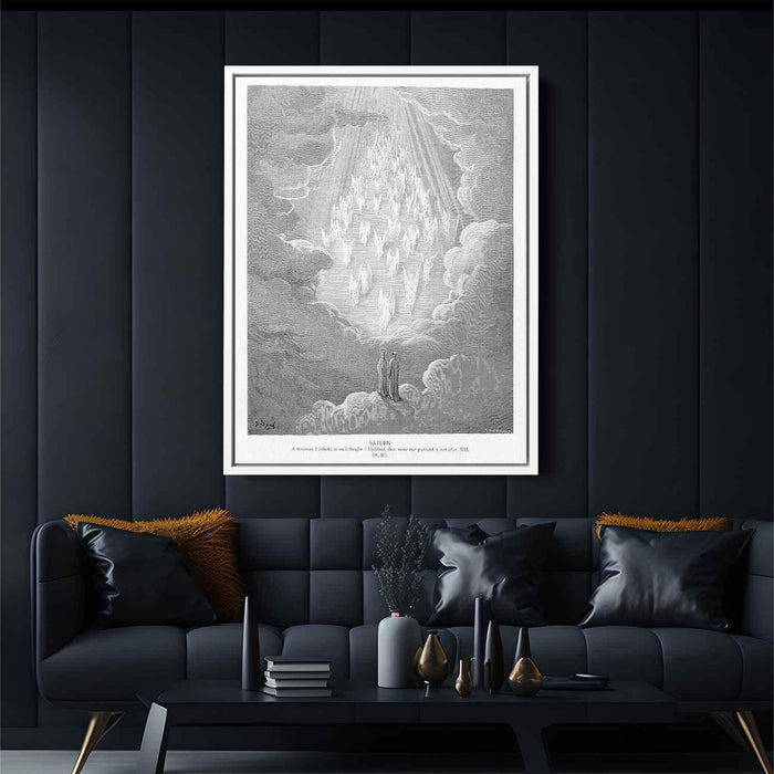 Saturn by Gustave Dore - Canvas Artwork