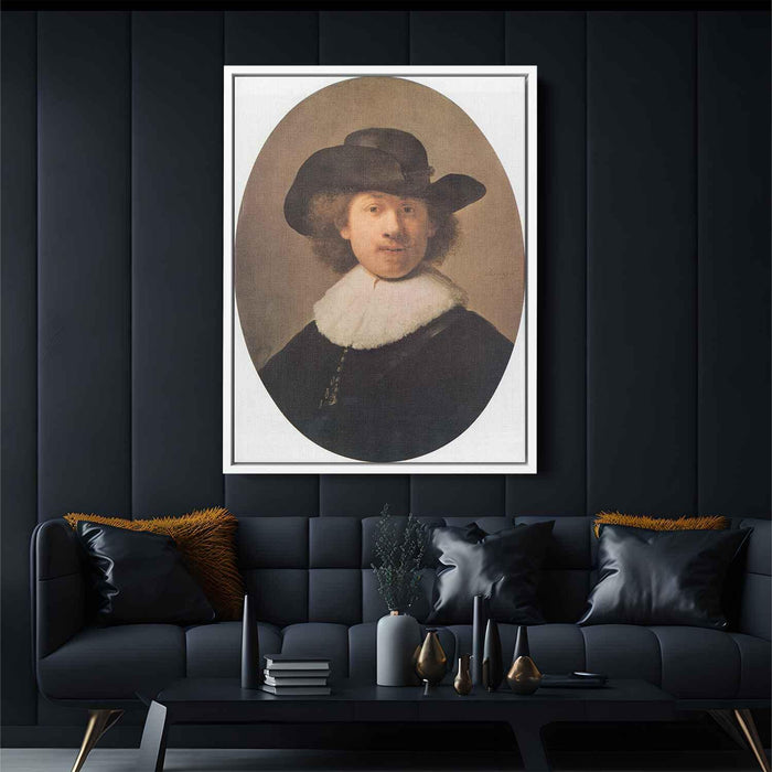 Self-portrait (1632) by Rembrandt - Canvas Artwork